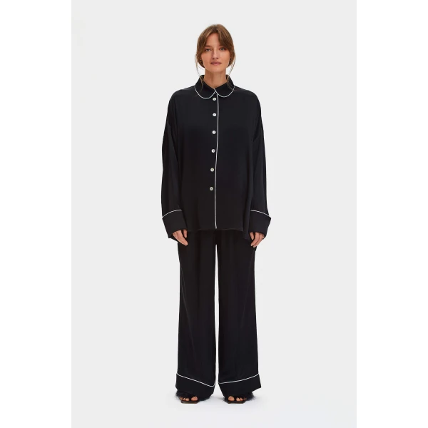 The Sleeper Pastelle Oversized Pants in Black, view 5