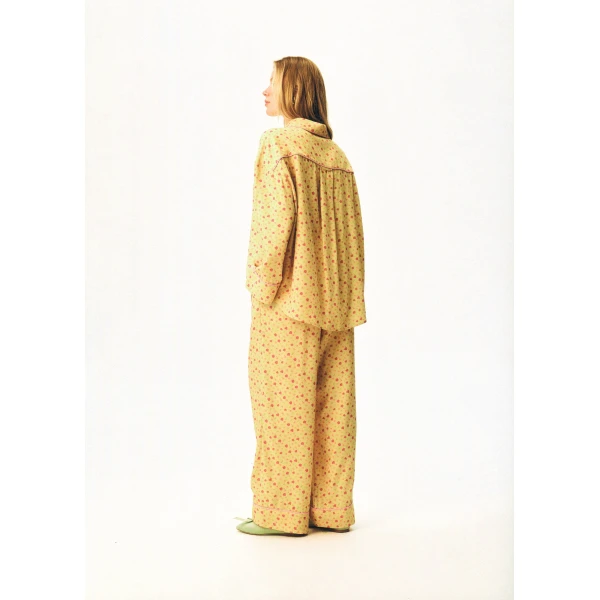 The Sleeper Pastelle Oversized Pants in Wild Pansies, view 2