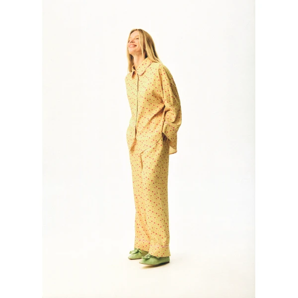 The Sleeper Pastelle Oversized Pants in Wild Pansies, view 4