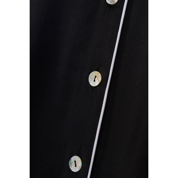 The Sleeper Pastelle Oversized Shirt in Black, view 5