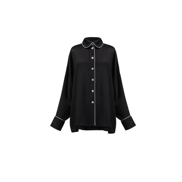The Sleeper Pastelle Oversized Shirt in Black