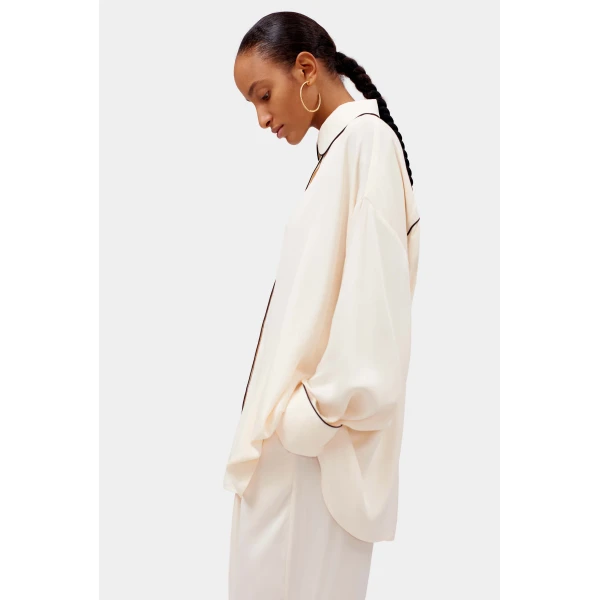 The Sleeper Pastelle Oversized Shirt in Off-white, view 2