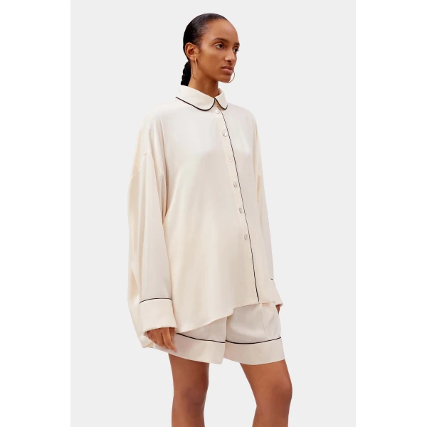 The Sleeper Pastelle Oversized Shirt in Off-white, view 3