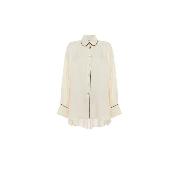 The Sleeper Pastelle Oversized Shirt in Off-white
