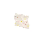 The Sleeper Puff Linen Lounge Shorts with Headscarf in Pancies