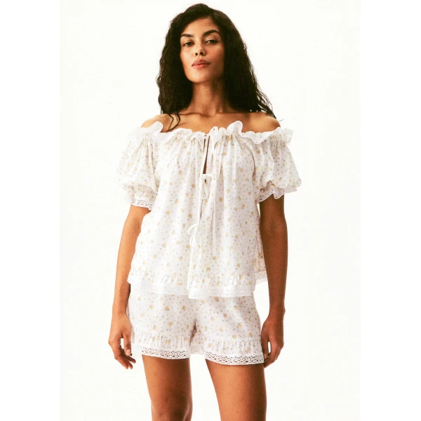 The Sleeper Romantica Set with Short in Mimosa, view 2