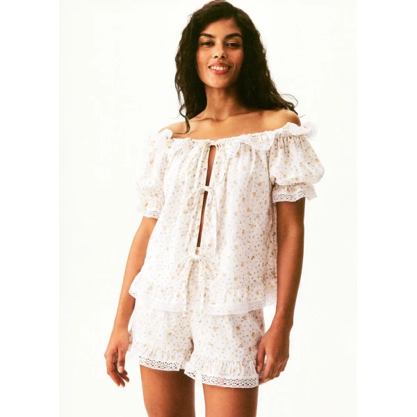 The Sleeper Romantica Set with Short in Mimosa, view 4