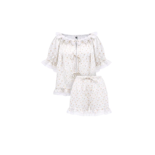 The Sleeper Romantica Set with Short in Mimosa