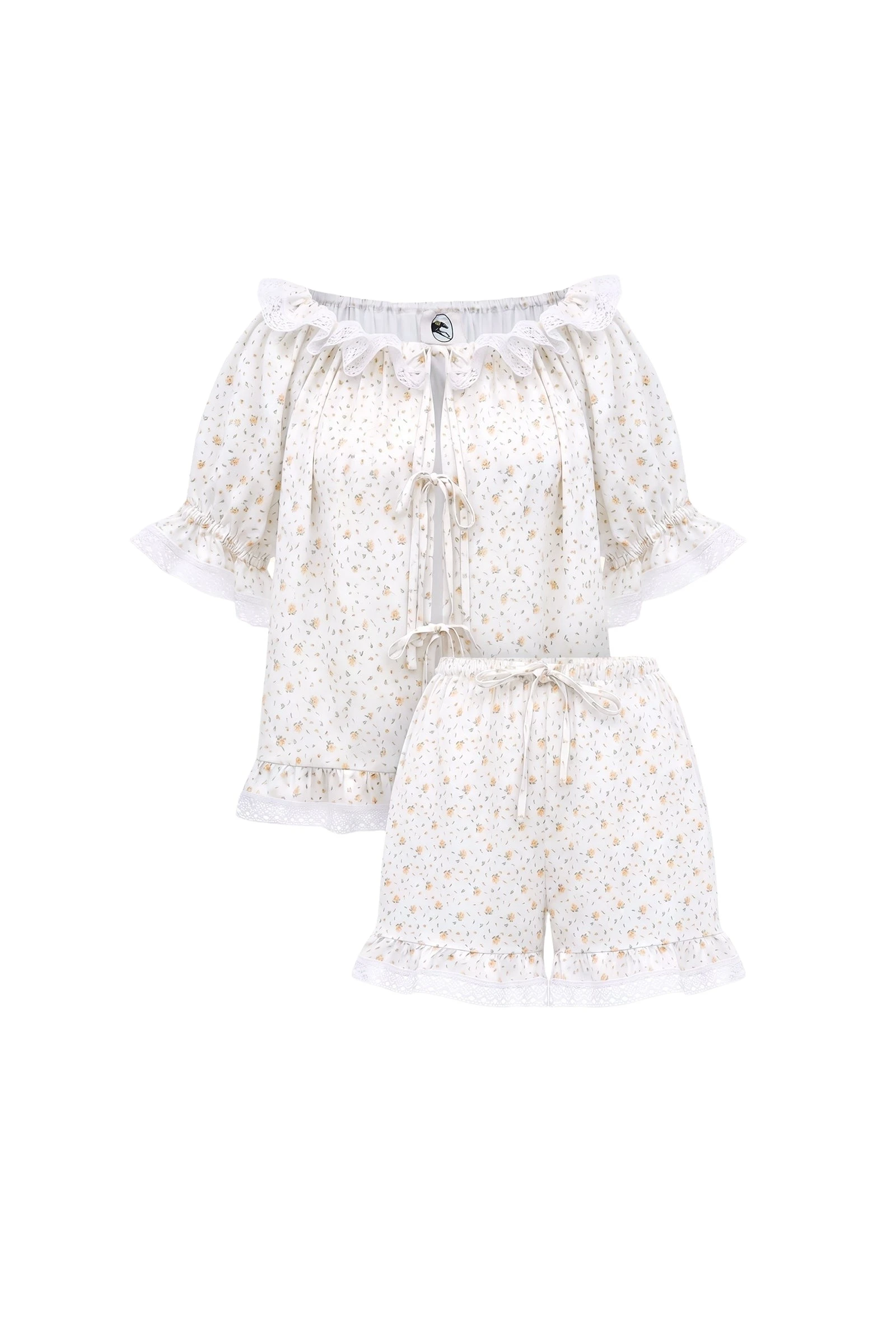 The Sleeper Romantica Set with Short in Mimosa