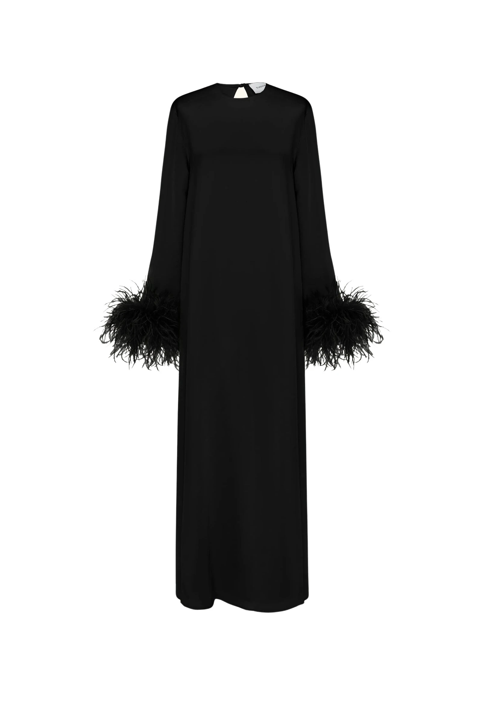 Sleeper-Suzi-Maxi-Dress-with-Detachable-Feathers-in-Black84530_nobg The Sleeper Suzi Maxi Dress with Detachable Feathers in Black
