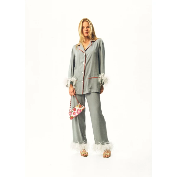 The Sleeper The iconic Party Pajama Suit with Feathers, view 4