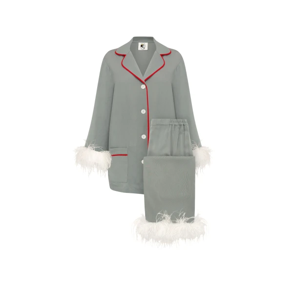 The Sleeper The iconic Party Pajama Suit with Feathers