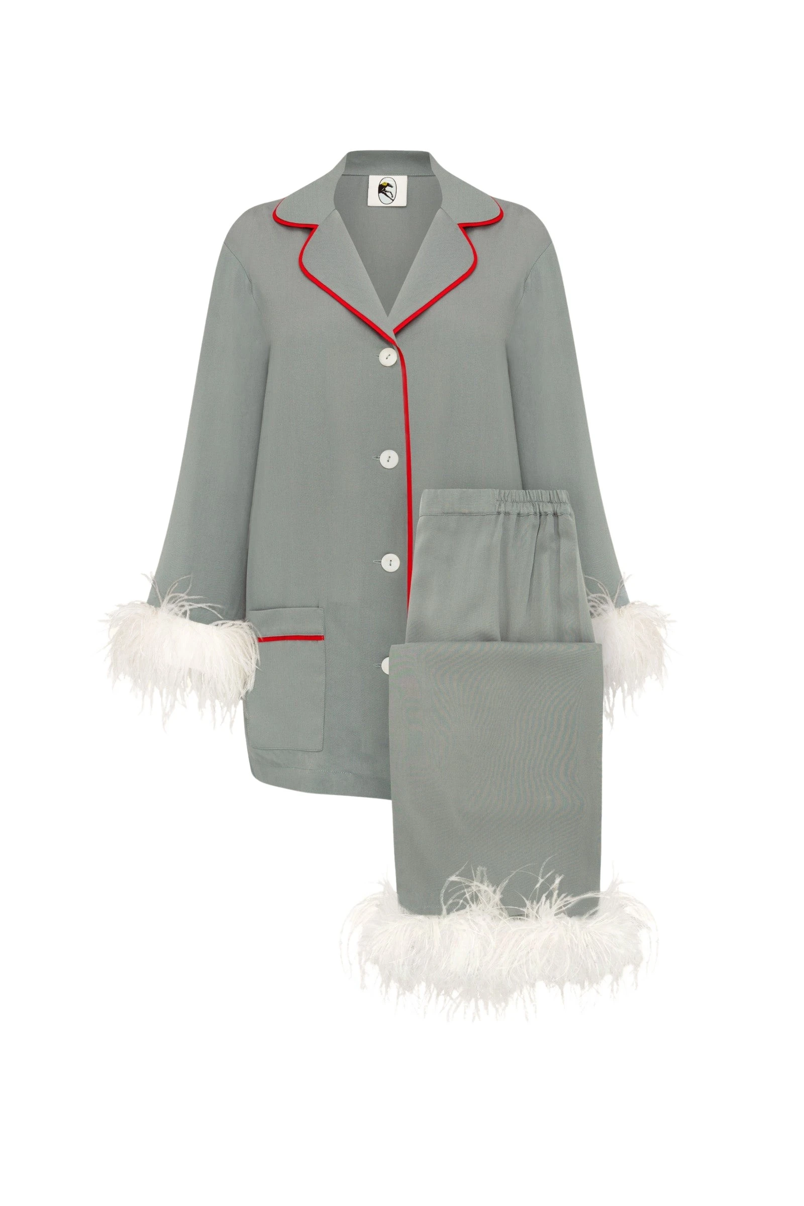 The Sleeper The iconic Party Pajama Suit with Feathers