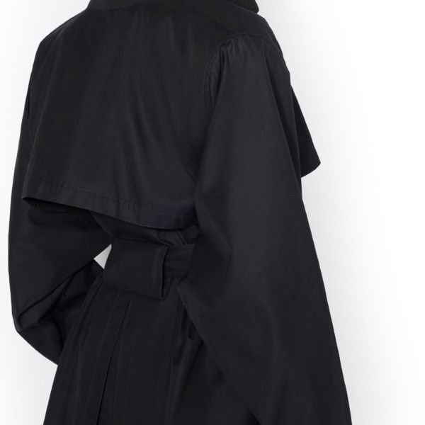 Alaia Solaro Cotton Trench Coat, view 4