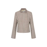 Stine Goya Boxy Jacket in Checks