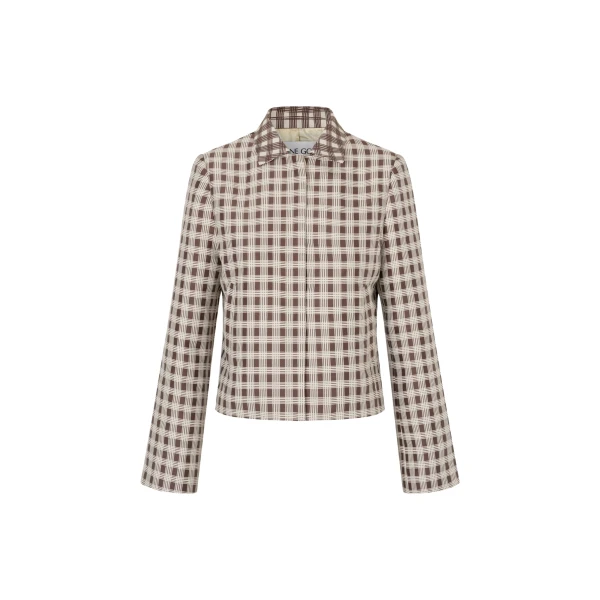 Stine Goya Boxy Jacket in Checks