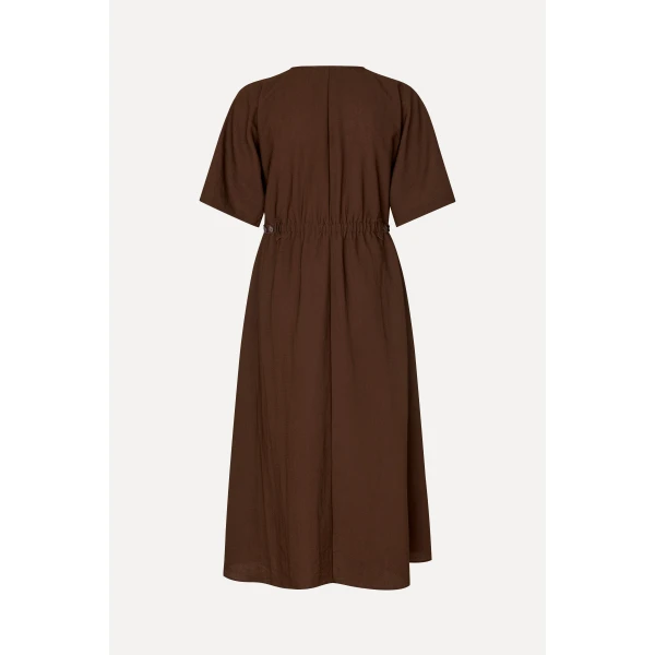 Stine Goya Elastic Detail Midi Dress in Bow, view 3