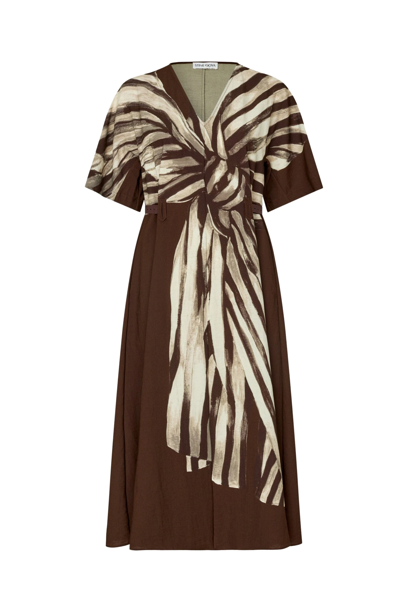Stine-Goya-Elastic-Detail-Midi-Dress-in-Bow-scaled57612_nobg Stine Goya Elastic Detail Midi Dress in Bow