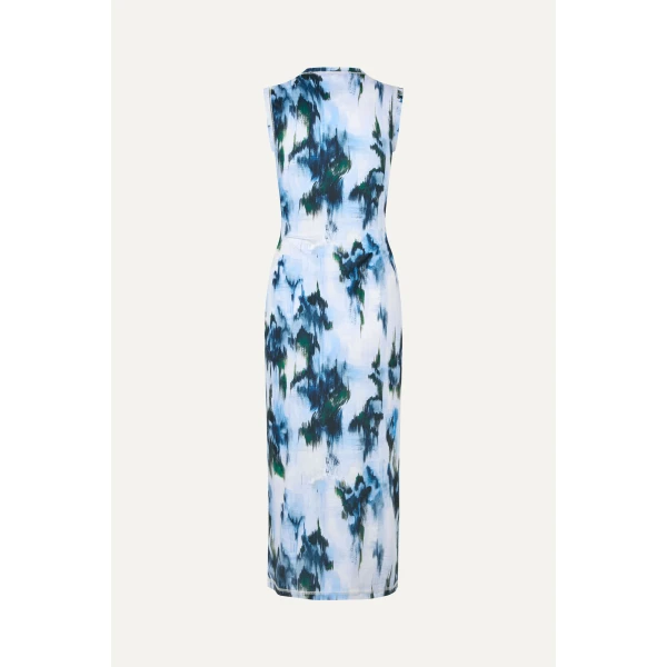 Stine Goya Elastic Tank Crewneck Dress in Afterbloom, view 3