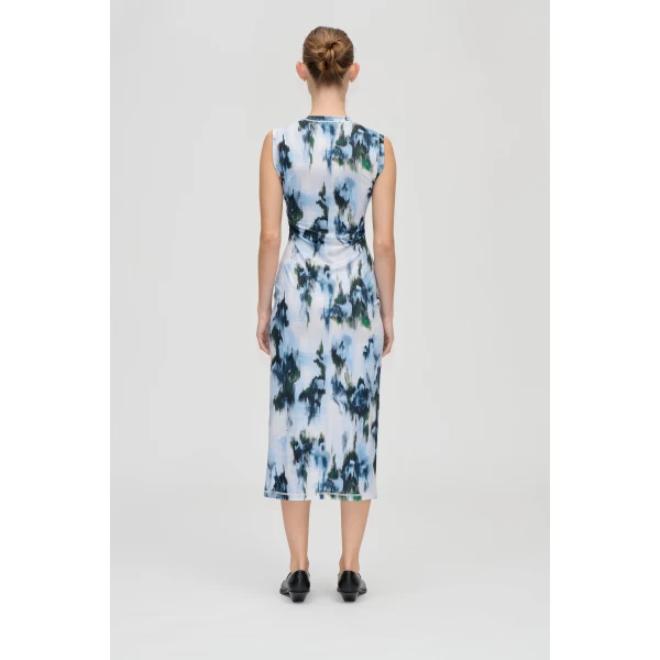 Stine Goya Elastic Tank Crewneck Dress in Afterbloom, view 4