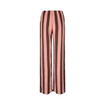 Stine Goya Elasticated Long Pants in Rosewood Mint Stripes