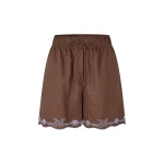 Stine Goya Elasticated Shorts in Roses Embroidery