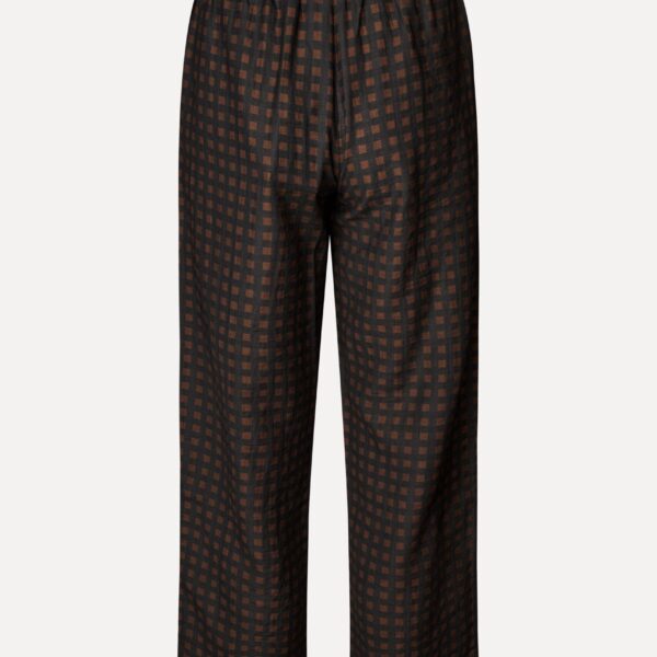 Stine Goya Elasticated Waistband Pants in Morgensol Checks, view 3