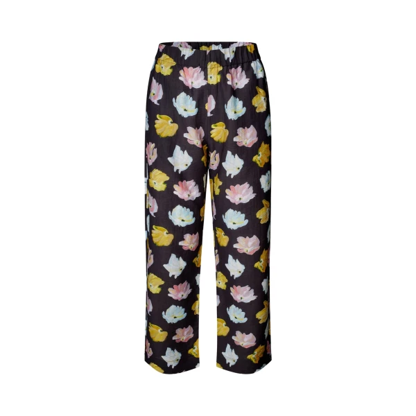 Stine Goya Elasticated Waistband Pants in Morgensol Poppies