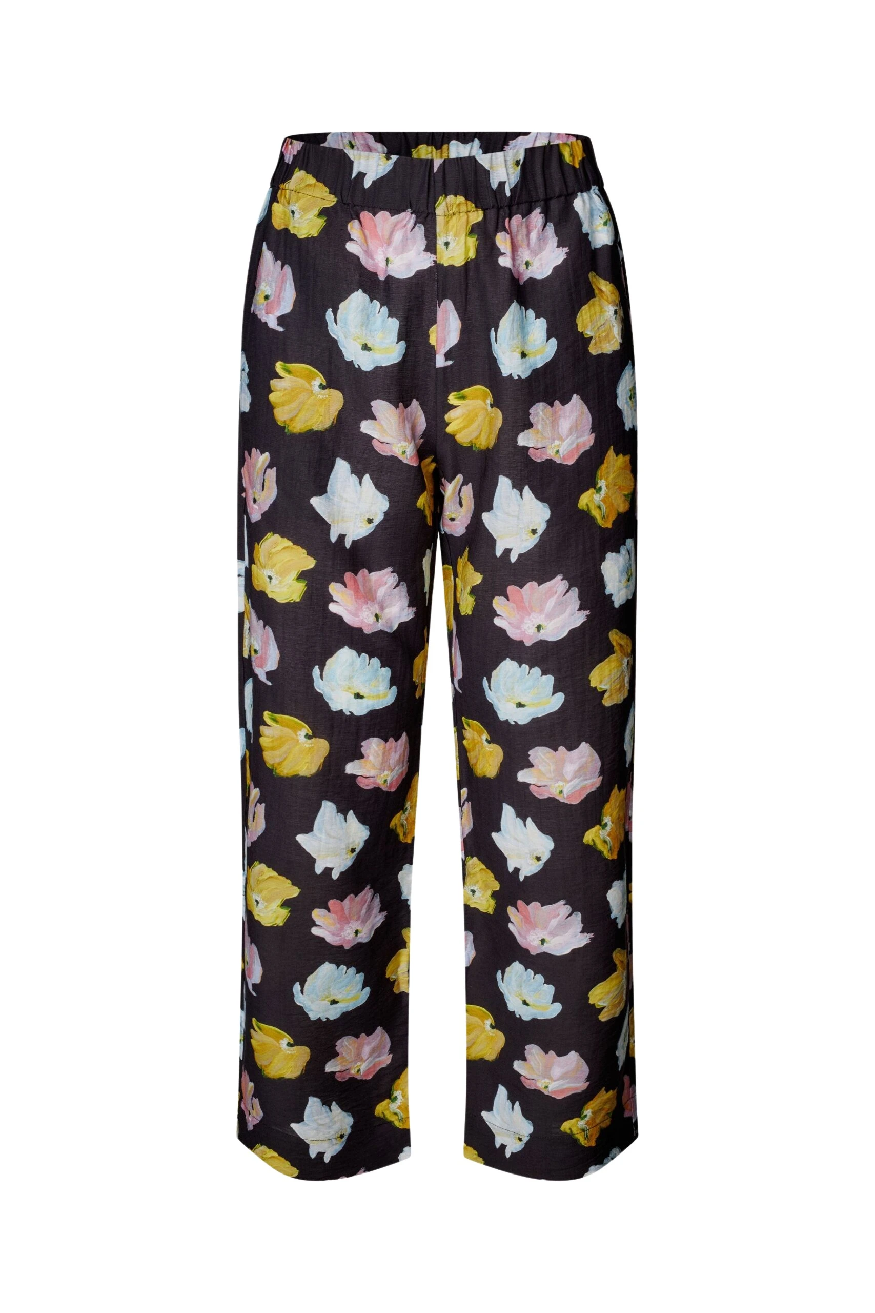Elasticated Waistband Pants in Morgensol Poppies