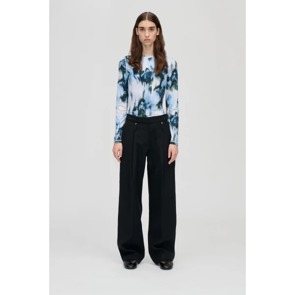 Stine Goya Elevated Pleat Pants in Black, view 4