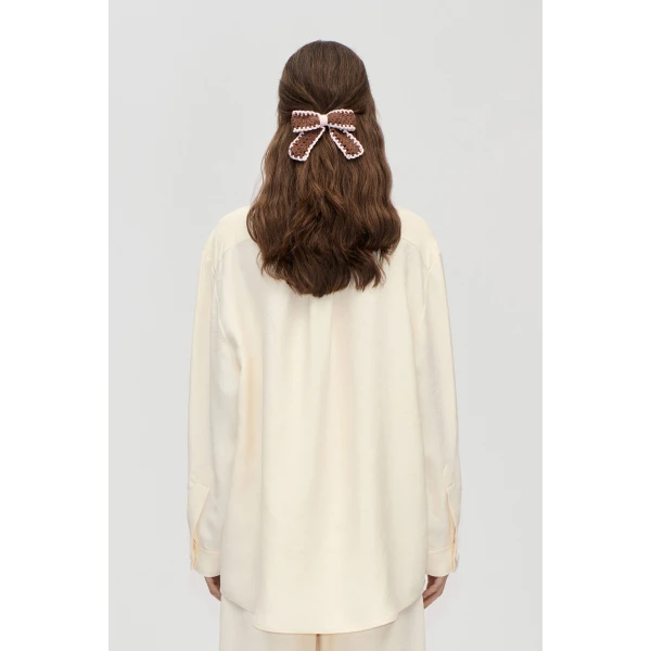 Stine Goya Fluid Shirt in Sakura Blossom, view 4