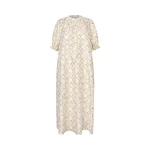 Stine Goya Front Placket Long Dress in Sakura Check Pink