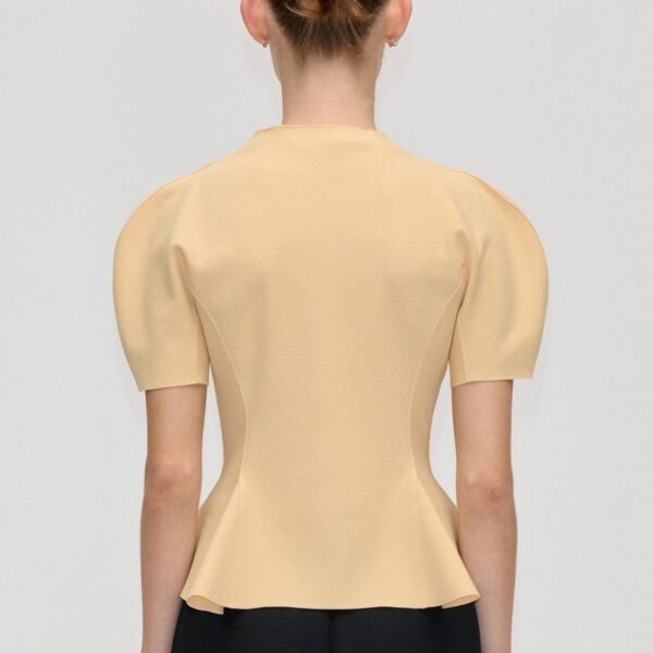 Stine Goya High-Neck Zip Top in Sunlight, view 4