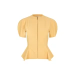 Stine Goya High-Neck Zip Top in Sunlight