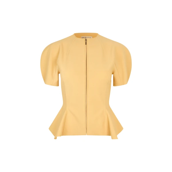 Stine Goya High-Neck Zip Top in Sunlight