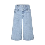 Stine Goya Logoed Loop Jorts in Denim Blue Shorts