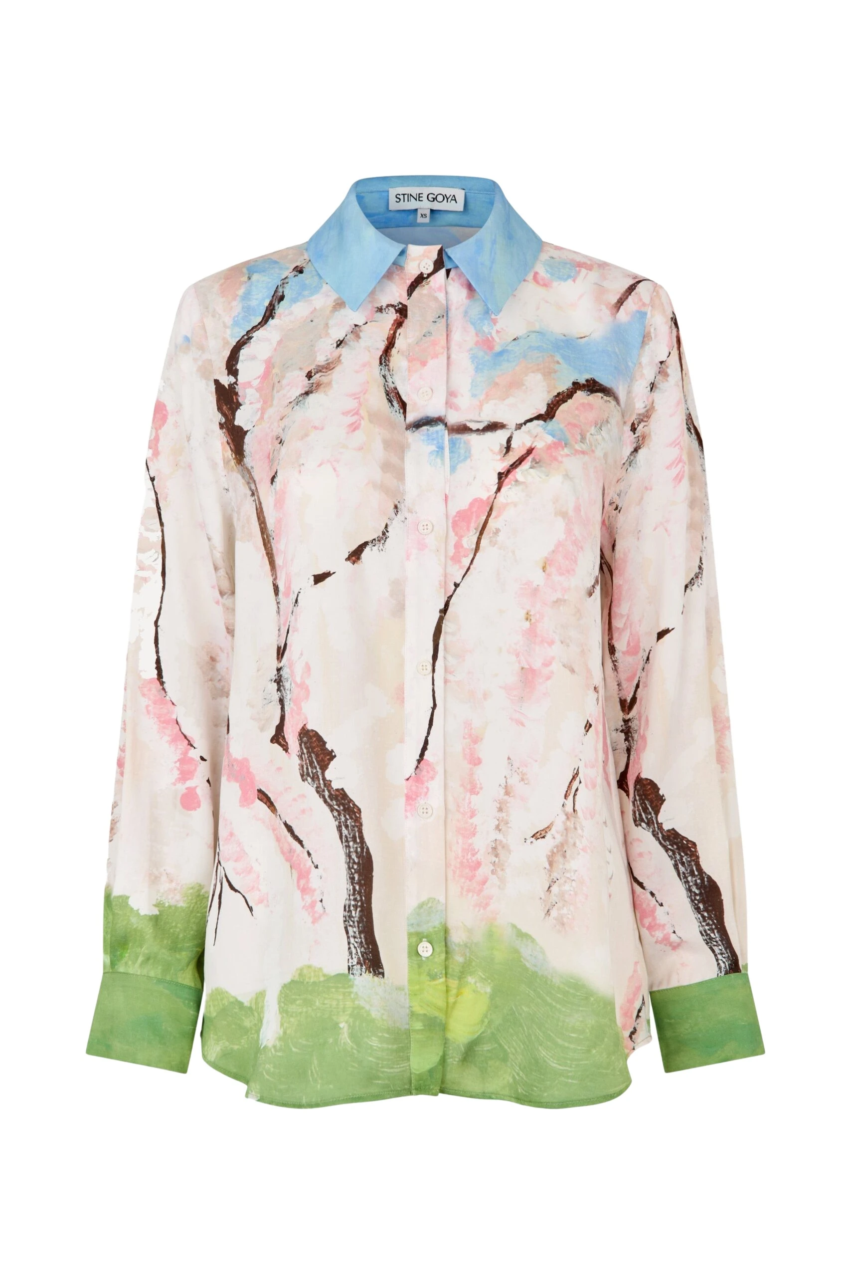 Stine Goya Long Sleeve Shirt in Cherry Blossom