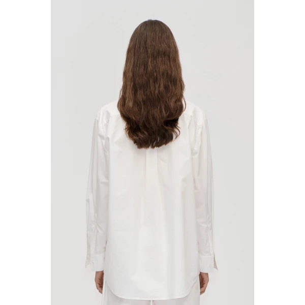 Stine Goya Loose Long Sleeve Shirt in Ballerina Broderie, view 4