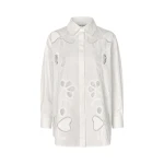 Stine Goya Loose Long Sleeve Shirt in Ballerina Broderie