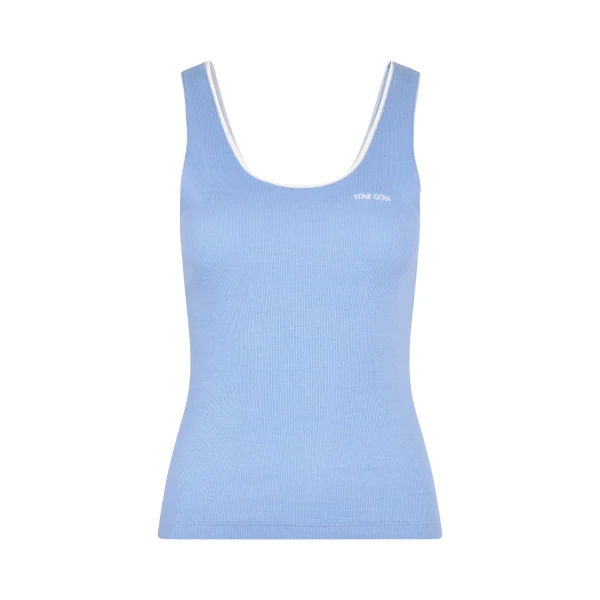 Stine Goya Rib Tank Top in Bel Air Blue