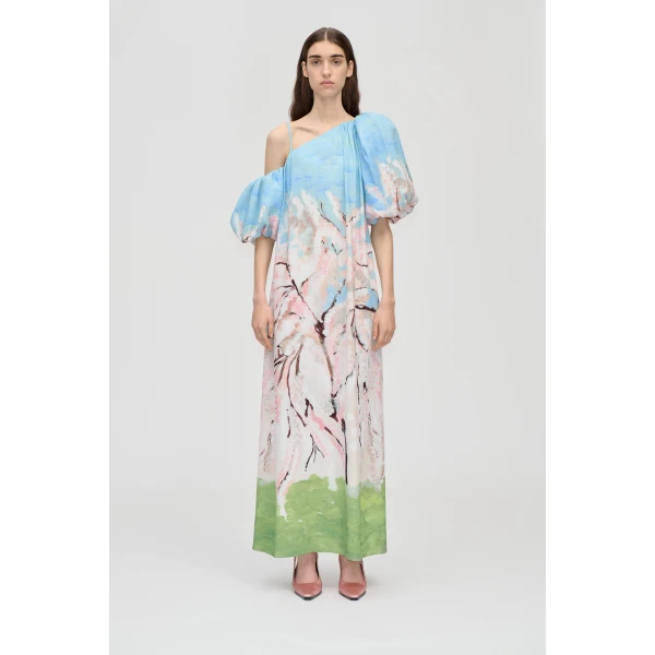 Stine Goya Romantic Long Dress in Cherry Blossom, view 2
