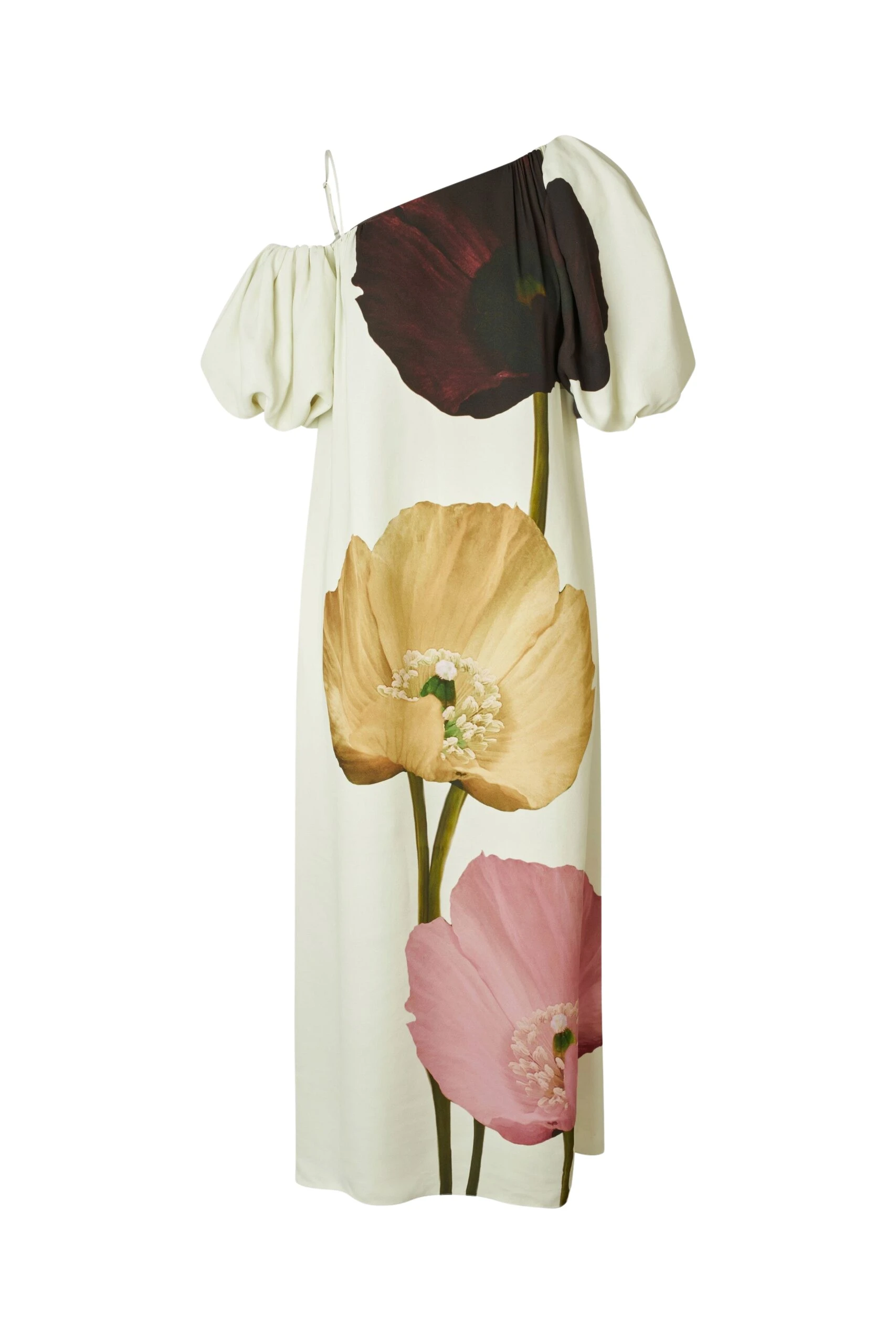 Romantic Long Dress in Poppies