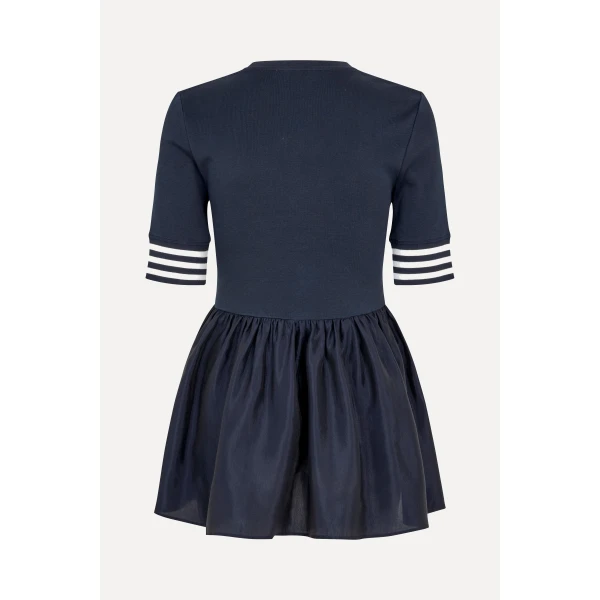 Stine Goya Sportif Ruffle Top in Baseball SG Patch, view 4