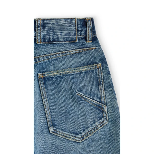 Alaia Straight Denim Jeans, view 4