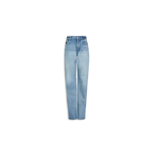 Alaïa Straight Denim Jeans - ALAÏA Pants - Laser Cut Luxury - Shop at Luxury Shoes 