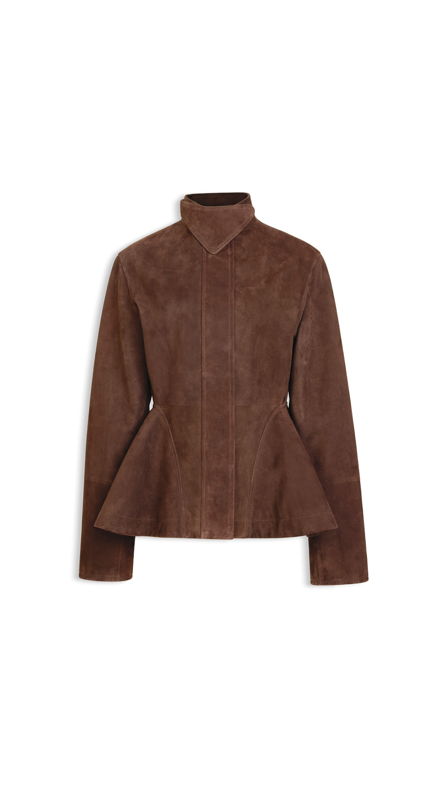 Alaïa Suede Goatskin Peplum Jacket - ALAÏA Jackets - Laser Cut Luxury - Shop at Luxury Shoes Alaïa Suede Goatskin Peplum Jacket - ALAÏA Jackets - Laser Cut Luxury - Shop at Luxury Shoes