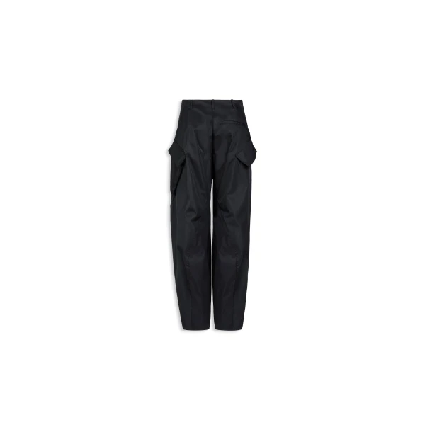 Alaïa Taffeta Cargo Pants - ALAÏA Pants - Laser Cut Luxury - Shop at Luxury Shoes 