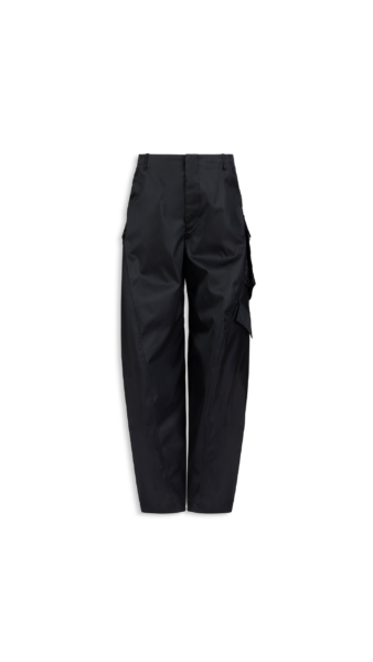 Alaïa Taffeta Cargo Pants - ALAÏA Pants - Laser Cut Luxury - Shop at Luxury Shoes 