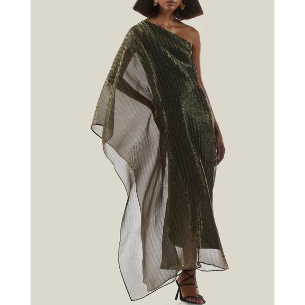Taller Marmo Betsy Metallic Dress, view 6