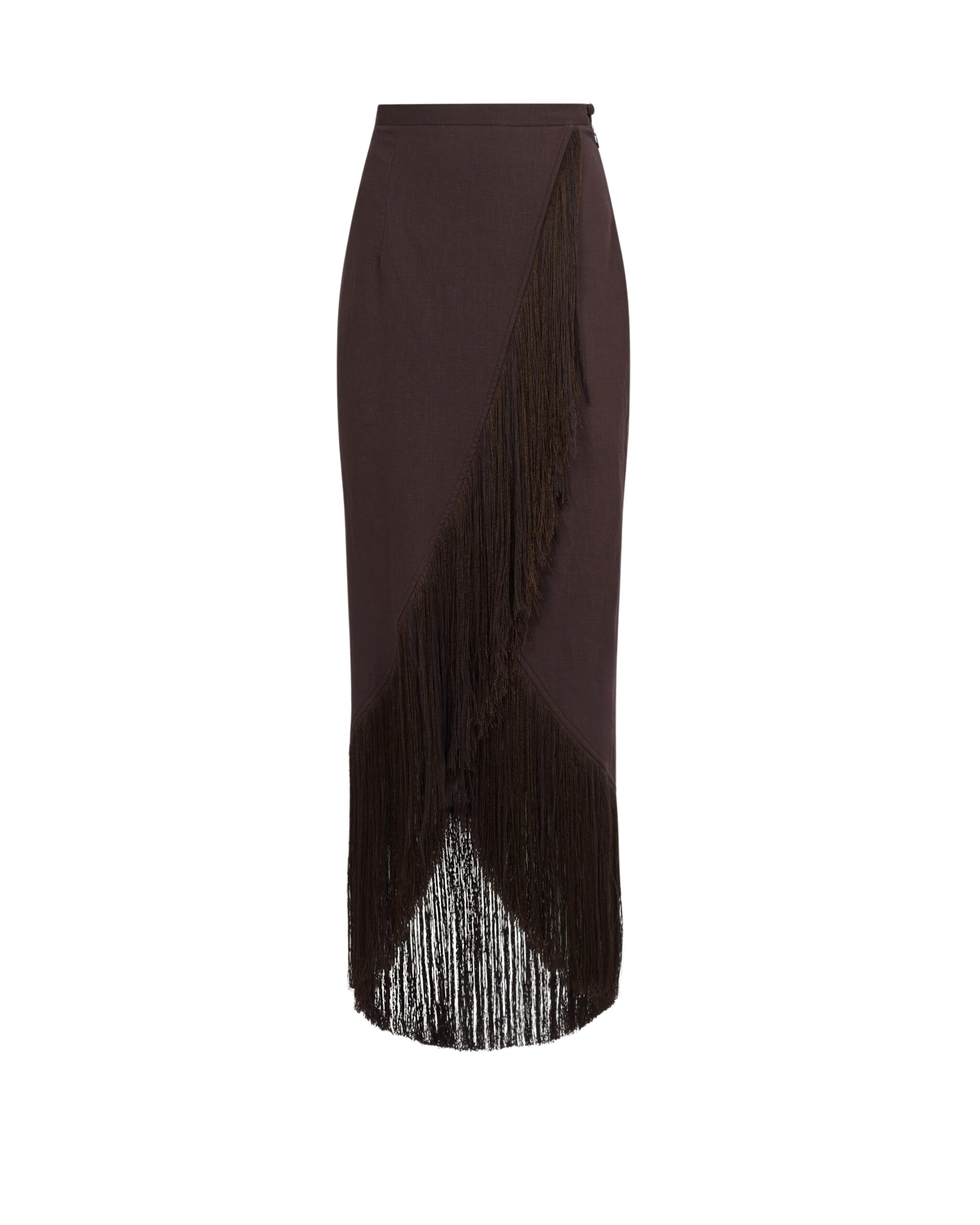 Taller Marmo El Pareo Linen Skirt - Dresses - Italian Luxury Evening Wear at Luxury Shoes 